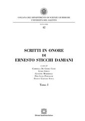 Scritti in onore di Ernesto Sticchi Damiani