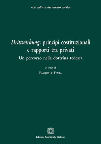 Drittwirkung: principi costituzionali e rapporti tra privati. Un percorso nella dottrina tedesca  - Libro Edizioni Scientifiche Italiane 2018, La cultura del diritto civile (SISDiC) | Libraccio.it