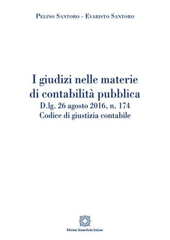 I giudizi nelle materie di contabilità pubblica - Pelino Santoro, Evaristo Santoro - Libro Edizioni Scientifiche Italiane 2018 | Libraccio.it