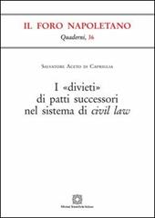 I «divieti» di patti successori nel sistema di civil law