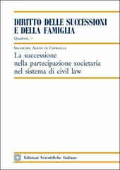 La successione nella partecipazione societaria nel sistema di civil law