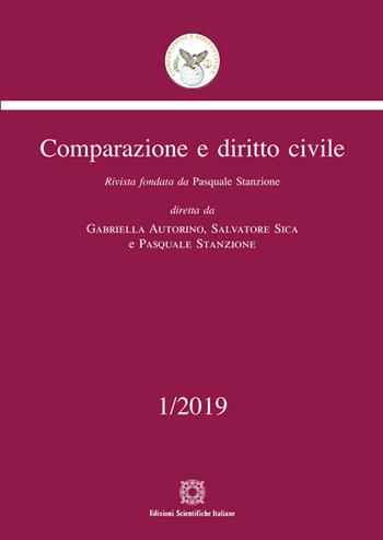 Comparazione e diritto civile (2019). Vol. 1  - Libro Edizioni Scientifiche Italiane 2019 | Libraccio.it