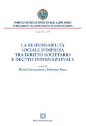 La responsabilità sociale d'impresa tra diritto societario e diritto internazionale