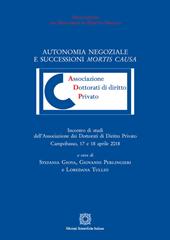 Autonomia negoziale e successioni mortis causa