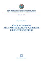 Vincoli europei alle partecipazioni pubbliche e riflessi societari