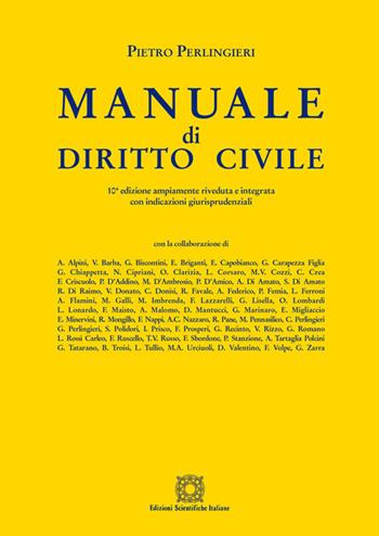 Manuale di diritto civile - Pietro Perlingieri - Libro Edizioni Scientifiche Italiane 2021, Manuali | Libraccio.it