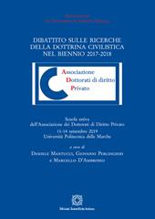 Dibattito sulle ricerche della dottrina civilistica nel biennio 2017-2018