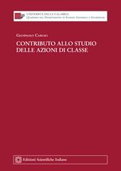 Contributo allo studio delle azioni di classe