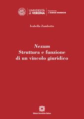 Nexum. Struttura e funzione di un vincolo giuridico