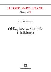 Oblio, internet e tutele. L'inibitoria