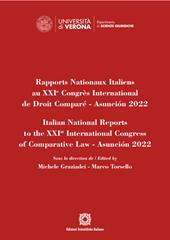 Rapports Nationaux Italiens au XXIe Congrès International de Droit Comparé-Asunción 2022