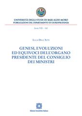 Genesi, evoluzioni ed equivoci dell'organo Presidente del Consiglio dei Ministri