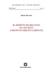 Il diritto di recesso da società a responsabilità limitata