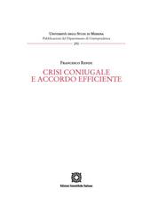 Crisi coniugale e accordo efficiente