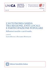 L'autonomia sarda tra regione, enti locali e partecipazione popolare