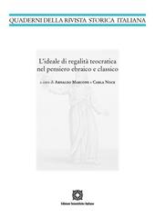 L'ideale di regalità teocratica nel pensiero ebraico e classico