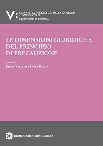 Le dimensioni giuridiche del principio di precauzione  - Libro Edizioni Scientifiche Italiane 2023, Univ. Campania Luigi Vanvitelli. Dipartimento di economia | Libraccio.it