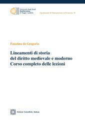 Lineamenti di storia del diritto medievale e moderno