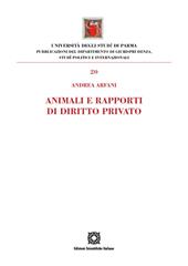 Animali e rapporti di diritto privato