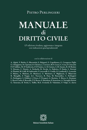 Manuale di diritto civile - Pietro Perlingieri - Libro Edizioni Scientifiche Italiane 2024, Manuali | Libraccio.it