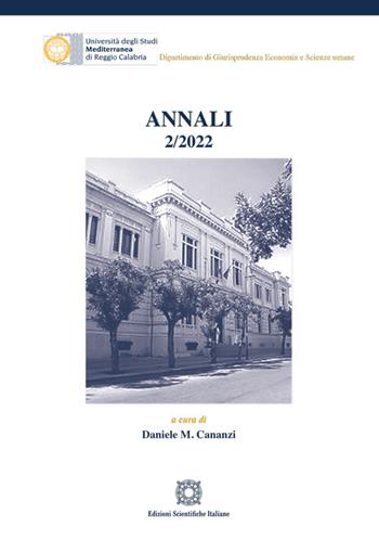 Annali (2022). Vol. 2  - Libro Edizioni Scientifiche Italiane 2024, Univ. Mediterranea | Libraccio.it