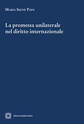La promessa unilaterale nel diritto internazionale