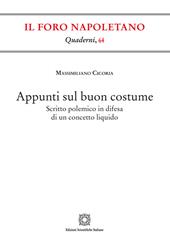 Appunti sul buon costume