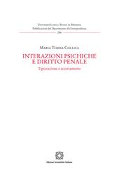 Interazioni psichiche e diritto penale