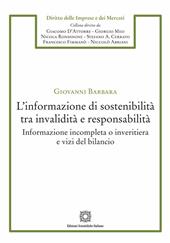 L'informazione di sostenibilità tra invalidità e responsabilità