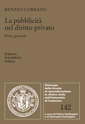 La pubblicità nel diritto privato. Parte generale