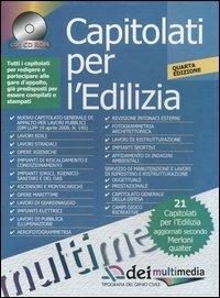 Capitolati per l'edilizia. Con CD-ROM  - Libro DEI 2003, Capitolati per l'edilizia | Libraccio.it
