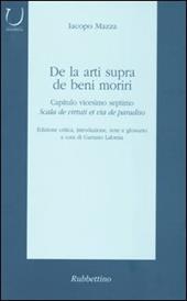 De la arti supra de beni moriri. Capitulo vicesimo septimo. Scala de virtuti et via de paradiso