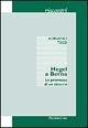 Hegel a Berna. Le premesse di un sistema - Adriano Tassi - Libro Rubbettino 2004, Riscontri | Libraccio.it