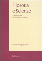 Filosofia e scienze. Studi in onore di Girolamo Cotroneo. Vol. 4