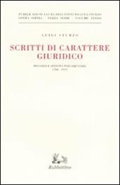 Scritti di carattere giuridico. Discorsi e attività parlamentare (1946-1959)