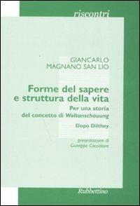 Forme del sapere e struttura della vita. Per una storia del concetto di Weltanschauung. Dopo Dilthey - Giancarlo Magnano San Lio - Libro Rubbettino 2007, Riscontri | Libraccio.it