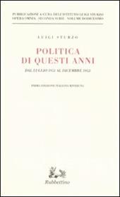 Politica di questi anni. Dal luglio 1951 al dicembre 1953. Vol. 12