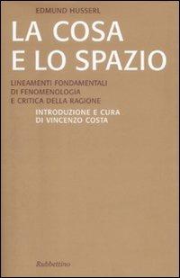 La cosa e lo spazio. Lineamente fondamentali di fenomenologia e teoria della ragione - Edmund Husserl - Libro Rubbettino 2008, Saggi. Fenomen. e filos. dell'esperienza | Libraccio.it