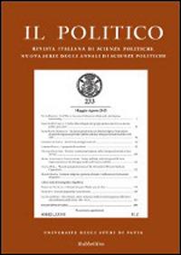 Il politico. Rivista italiana di scienze politiche (2013). Vol. 233  - Libro Rubbettino 2014, Le riviste | Libraccio.it