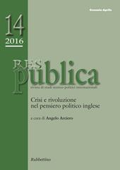 Res pubblica. Rivista di studi storico-politici internazionali (2016). Vol. 1