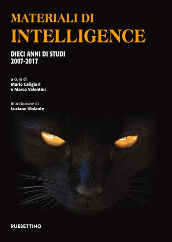 Materiali di intelligence. Dieci anni di studi 2007-2017  - Libro Rubbettino 2018, Intelligence e Comunicazione | Libraccio.it