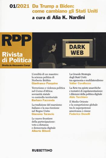 Rivista di politica (2021). Vol. 1  - Libro Rubbettino 2021, Le riviste | Libraccio.it