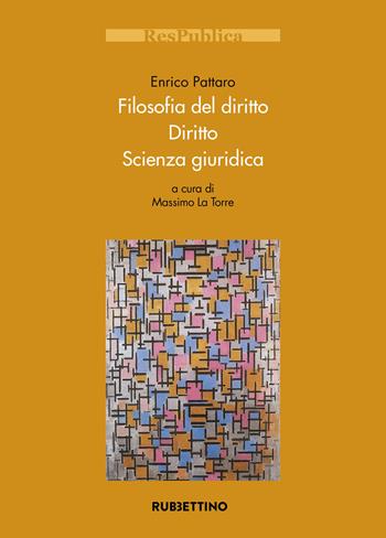 Filosofia del diritto, diritto, scienza giuridica - Enrico Pattaro - Libro Rubbettino 2023, Res Publica | Libraccio.it