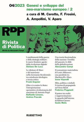 Rivista di politica (2023). Vol. 4: Genesi e sviluppo del neo-marxismo europeo/2  - Libro Rubbettino 2024, Le riviste | Libraccio.it