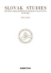 Slovak studies. Rivista dell'Istituto Storico Slovacco di Roma. 2022-2025