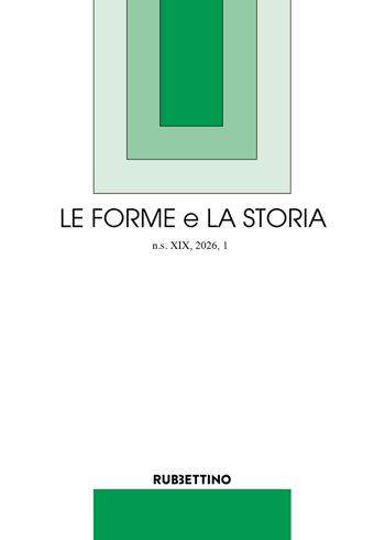 Le forme e la storia (2026). Vol. 1  - Libro Rubbettino 2026, Le riviste | Libraccio.it