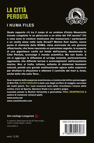 La città perduta. I Numa files. Le avventure di Kurt Austin e Joe Zavala - Clive Cussler, Paul Kemprecos - Libro TEA 2018, I maestri dell'avventura | Libraccio.it