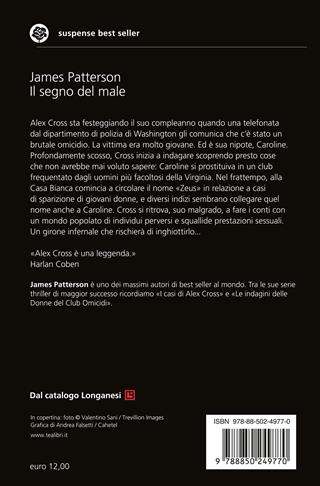 Il segno del male - James Patterson - Libro TEA 2018, Suspense best seller | Libraccio.it