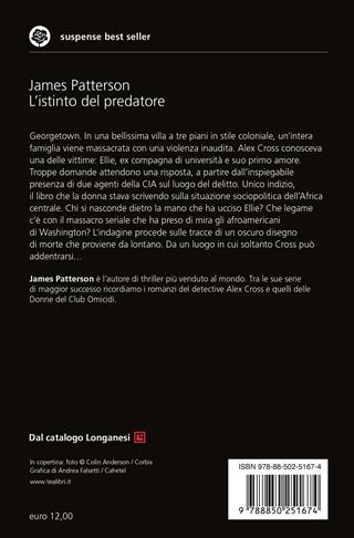 L'istinto del predatore - James Patterson - Libro TEA 2018, Suspense best seller | Libraccio.it