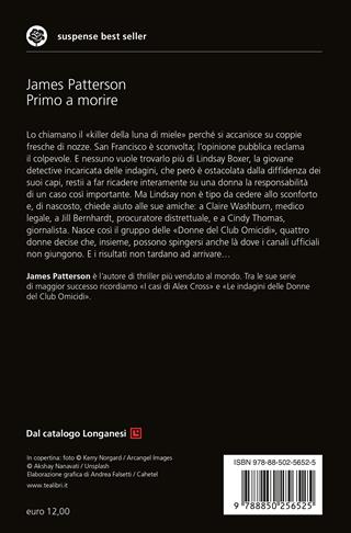 Primo a morire - James Patterson - Libro TEA 2020, Suspense best seller | Libraccio.it